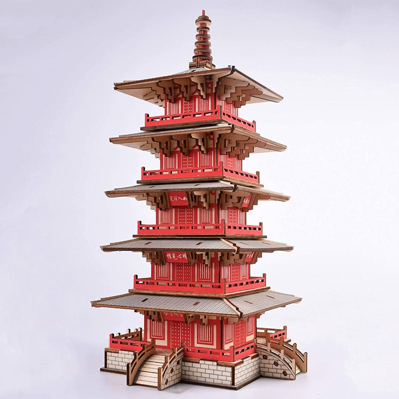 BuildCraft™ puinen kiinalainen temppeli palapeli