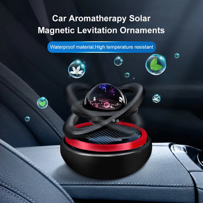 CarPurifier™ Aurinkoenergialla toimiva pyörivä auton aromaterapialaite
