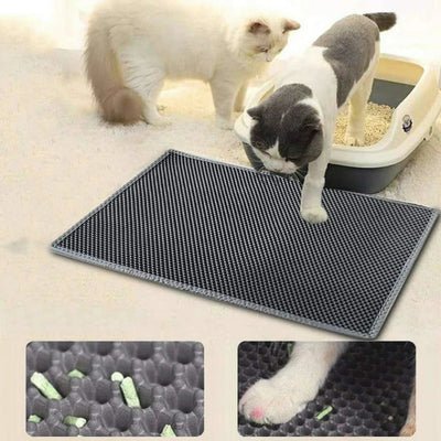 LitterBox™️ Hunajakennomainen matto kissan laatikolle