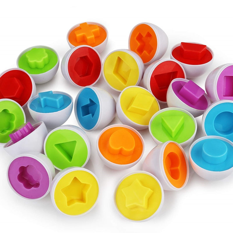 ToddleEggs™ Montessori geometriset munat | Idag 50% alennus
