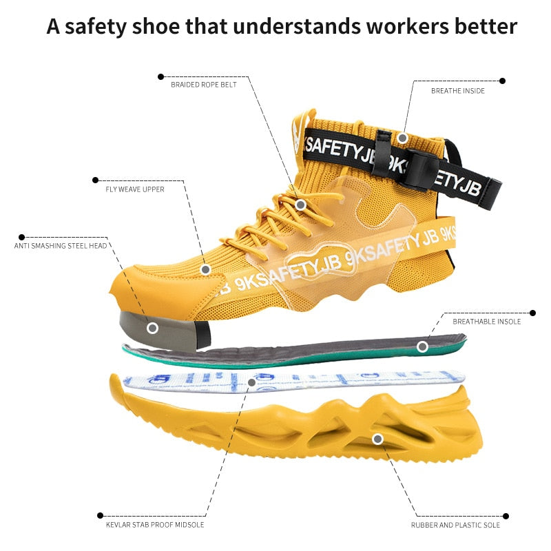SafetyBoot™ Kestävät teräsvahvisteiset turvakengät | Tänään 50% alennus