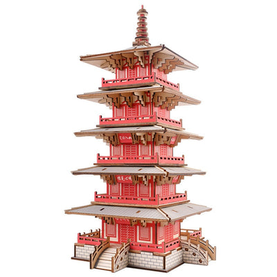 BuildCraft™ puinen kiinalainen temppeli palapeli