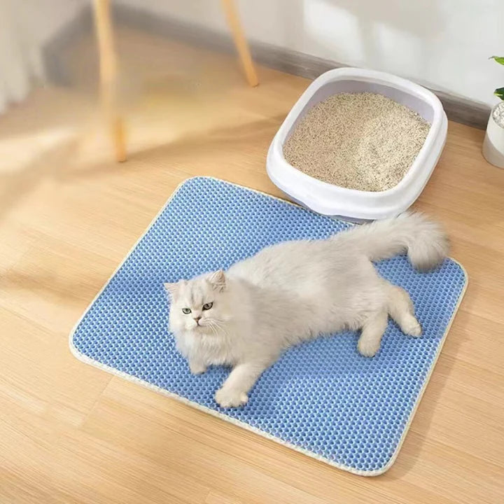 LitterBox™️ Hunajakennomainen matto kissan laatikolle