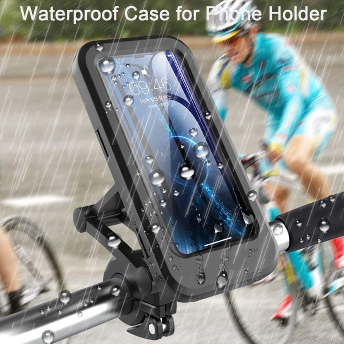 MobileClip™ kosketusnäytöllinen puhelimenpidike pyörälle